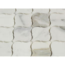 Calacatta Gold Polished Marble Lantern Mosaic Tile