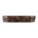 Emperador Dark Marble Polished Hand-Made Custom Shower Corner Shelf