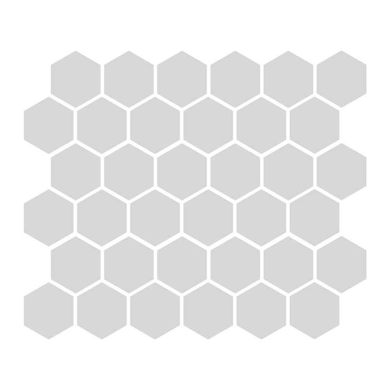 Gray 2″ Hexagon Matte
