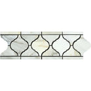 Calacatta Gold Honed Marble Lantern Border