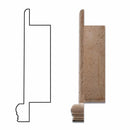 Ivory Travertine Honed Hand-Made Custom Shampoo Niche / Shelf - Small