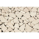 Ivory Tumbled Travertine Random Broken Mosaic Tile