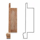 Noce Travertine Honed Hand-Made Custom Shampoo Niche / Shelf - Small