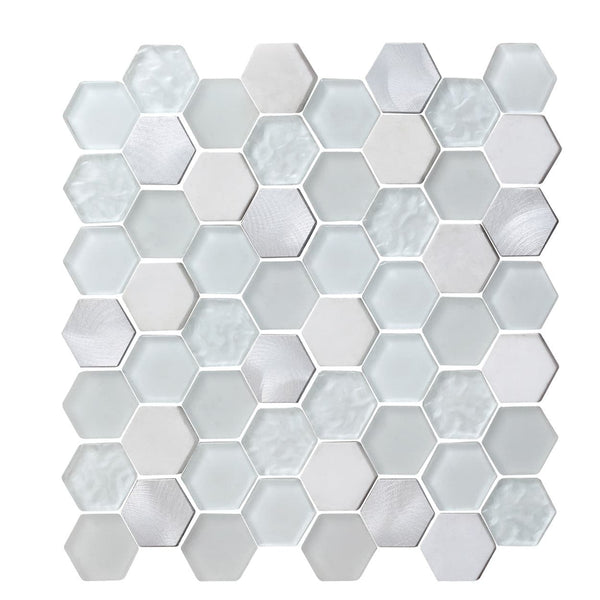 Pearl Metallic 2″ Hexagon