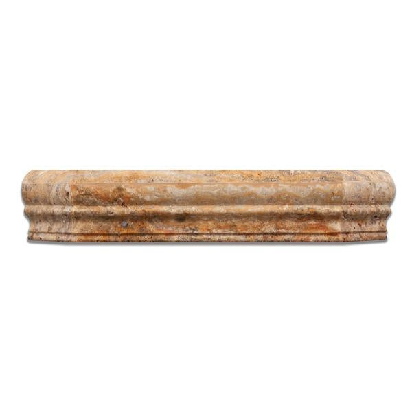 Scabos Travertine Honed Hand-Made Custom Shower Corner Shelf